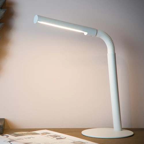 Lucide GILLY - Bureaulamp - LED - 1x5W 2700K - Wit - sfeer 1